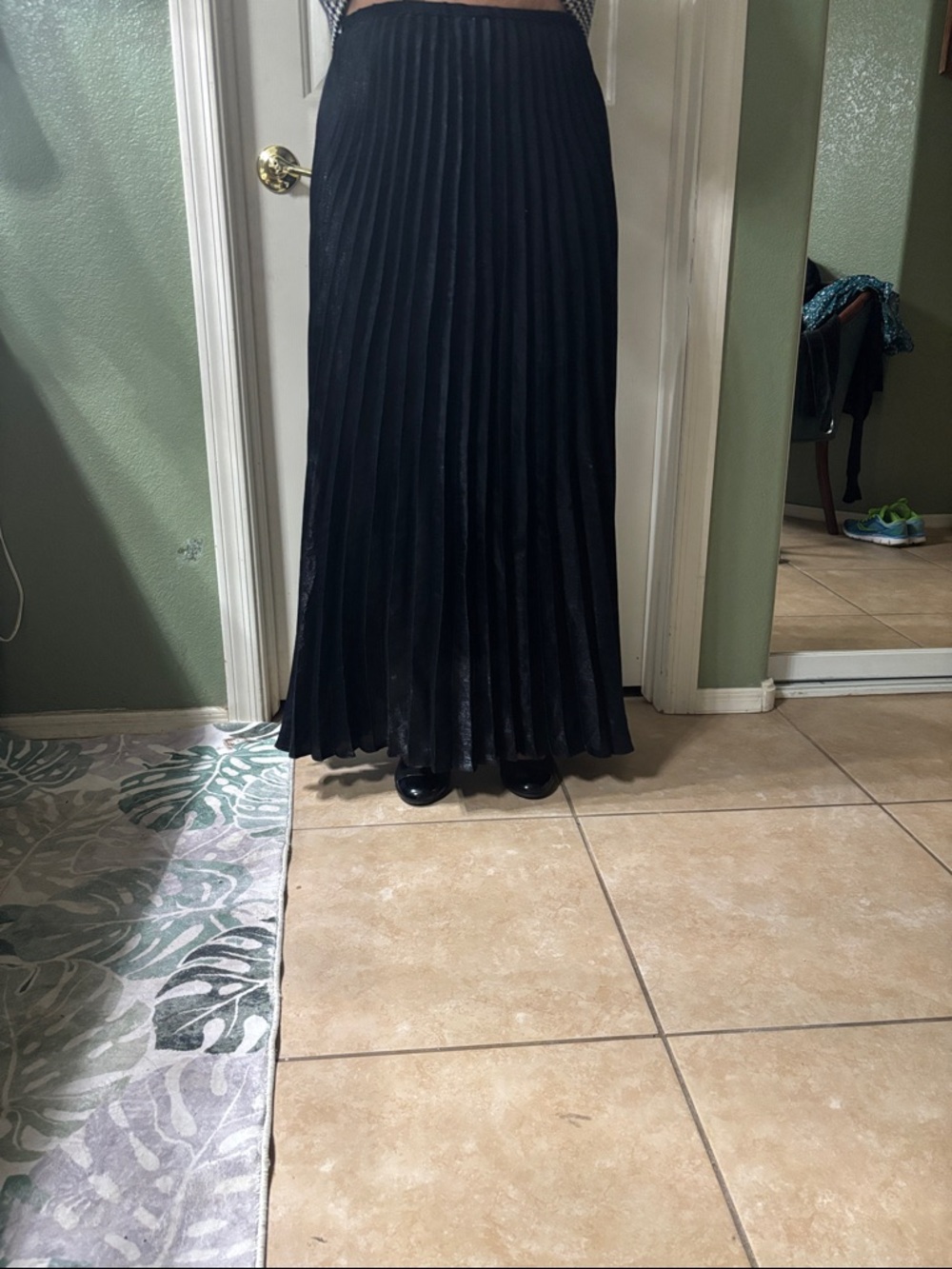 Impressions Black Maxi Skirt